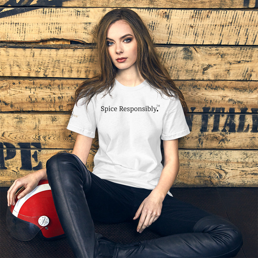 Unisex Spice Responsibly White Tee