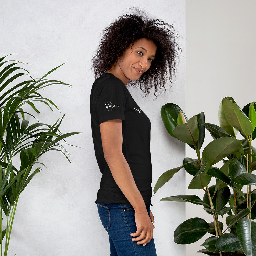 Unisex Spice Responsibly Black Tee