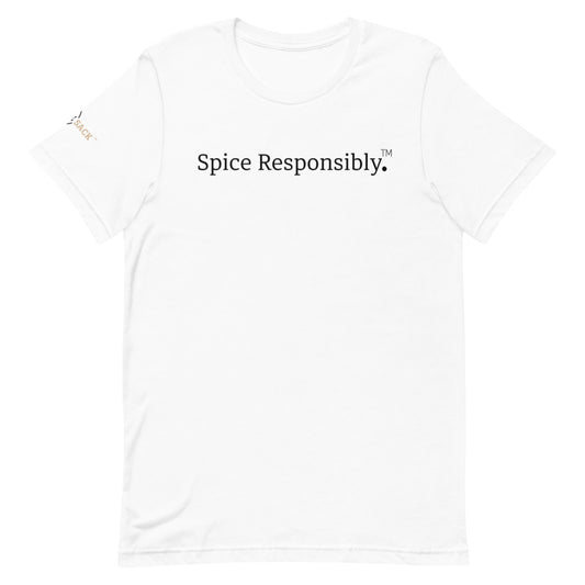 Unisex Spice Responsibly White Tee